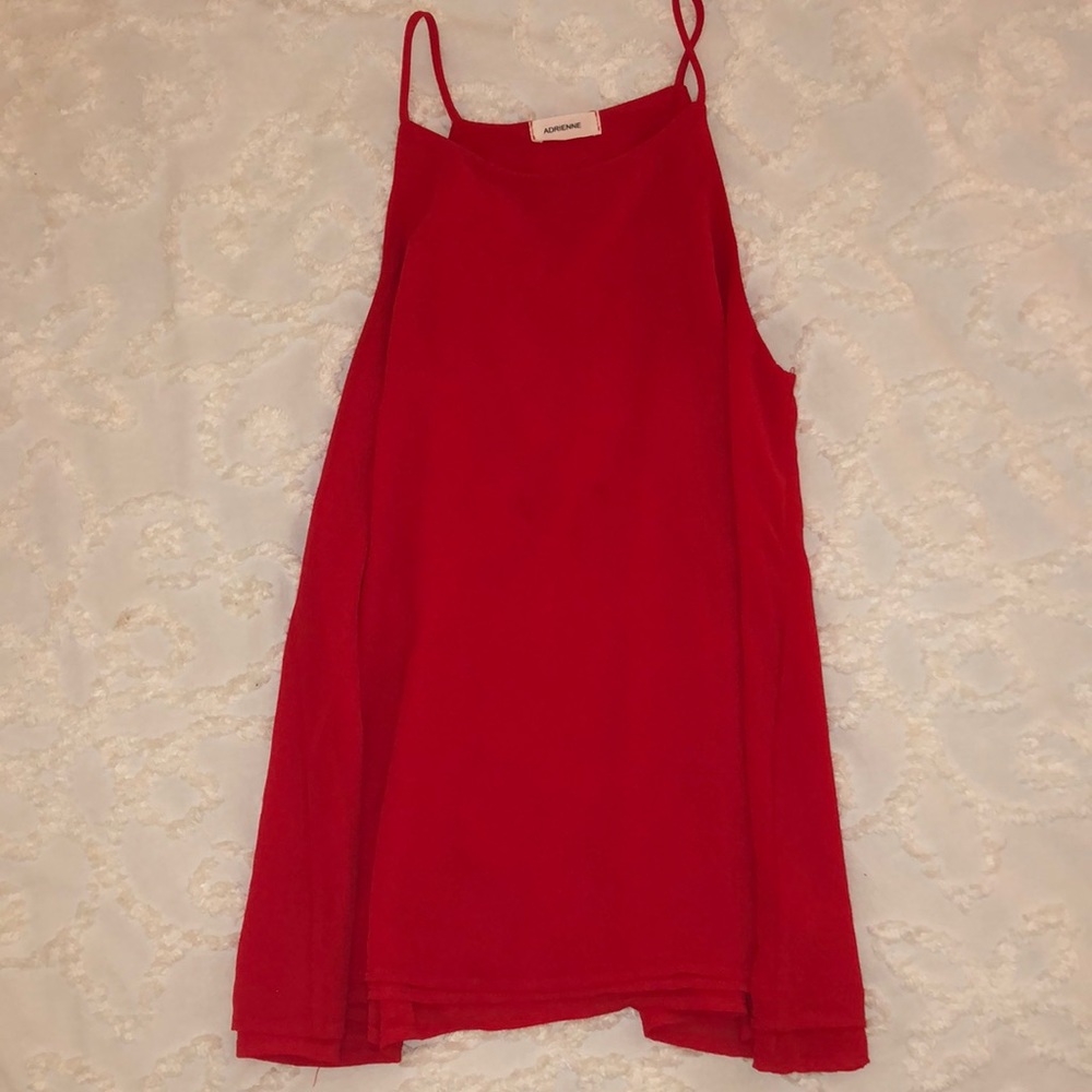 Red Adrienne Flowy Top